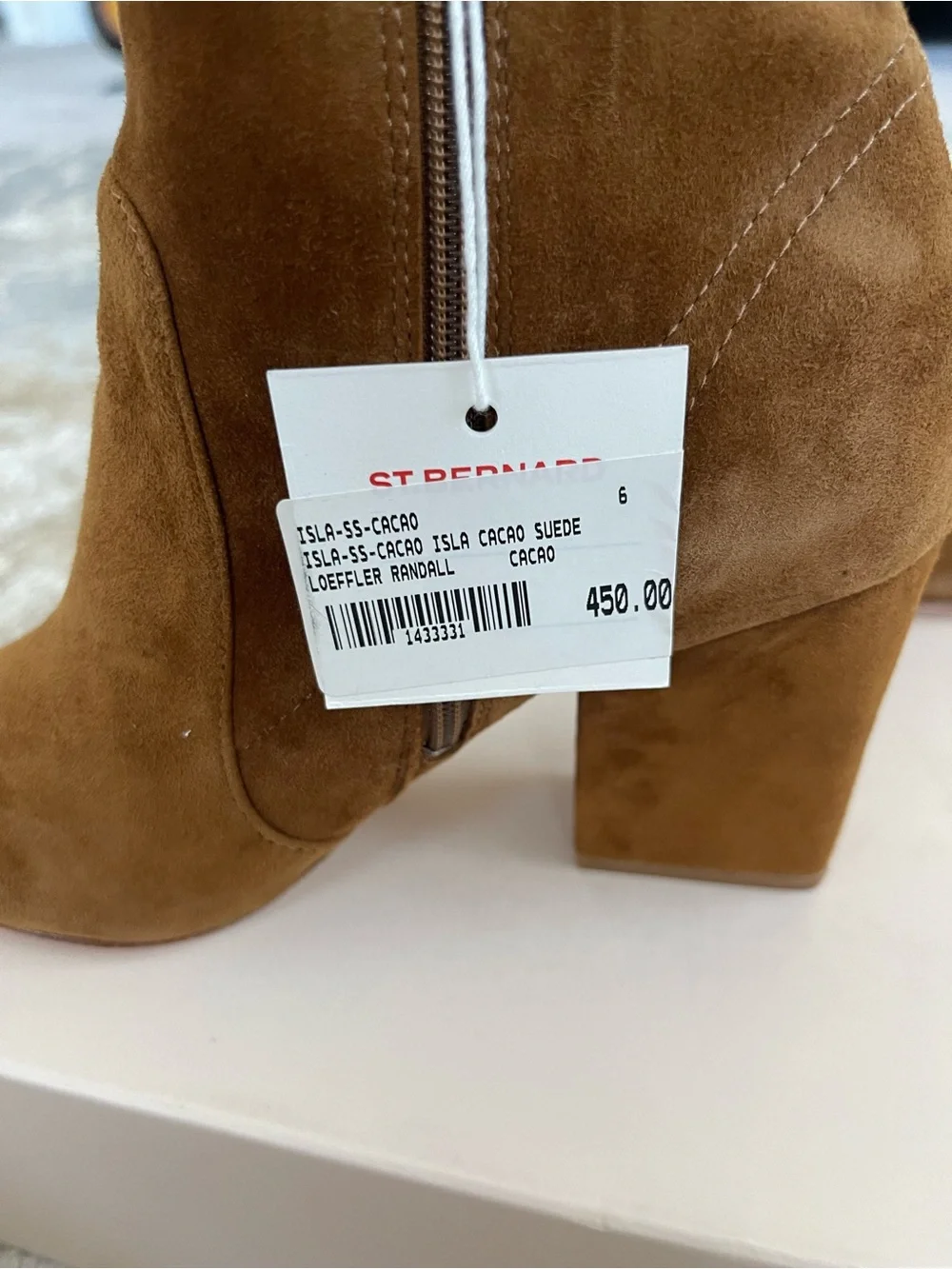 Loeffler Randall Brown Suede Pointed Toe Ankle Booties